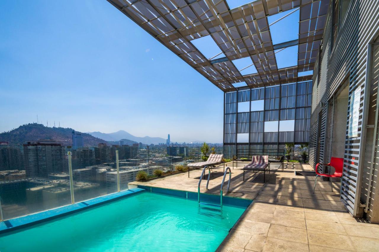 Tribeca Twin Room - Studio With Pool, Wifi, Ac Сантьяго Экстерьер фото