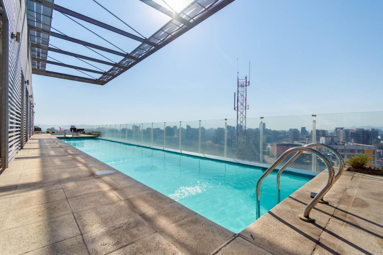 Tribeca Twin Room - Studio With Pool, Wifi, Ac Сантьяго Экстерьер фото