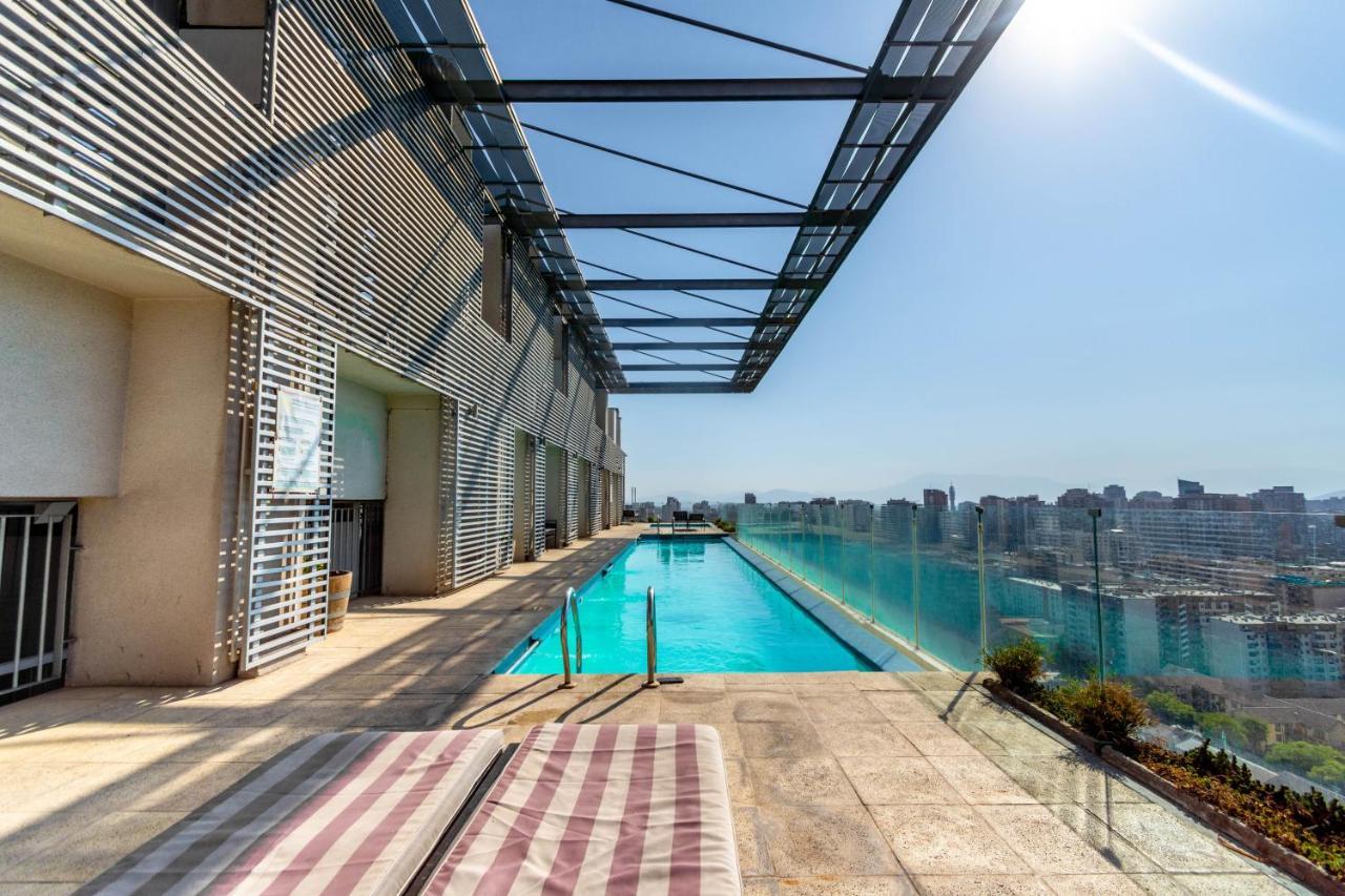Tribeca Twin Room - Studio With Pool, Wifi, Ac Сантьяго Экстерьер фото
